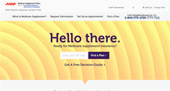 Desktop Screenshot of aarpmedicaresupplement.com